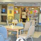 An image of the interior of the hospital showing the frontage of a Friends shop