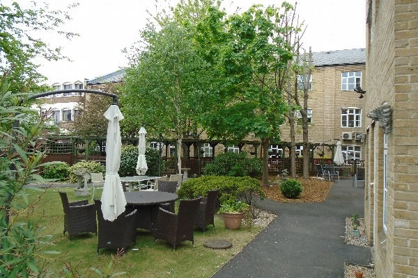 Image showing the garden area of the home and the garden furniture