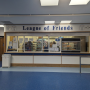 The photo shows the front of the League of Friends shop located inside the hospital